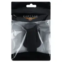 Держатель для очков автомобильный, кожаный, черный