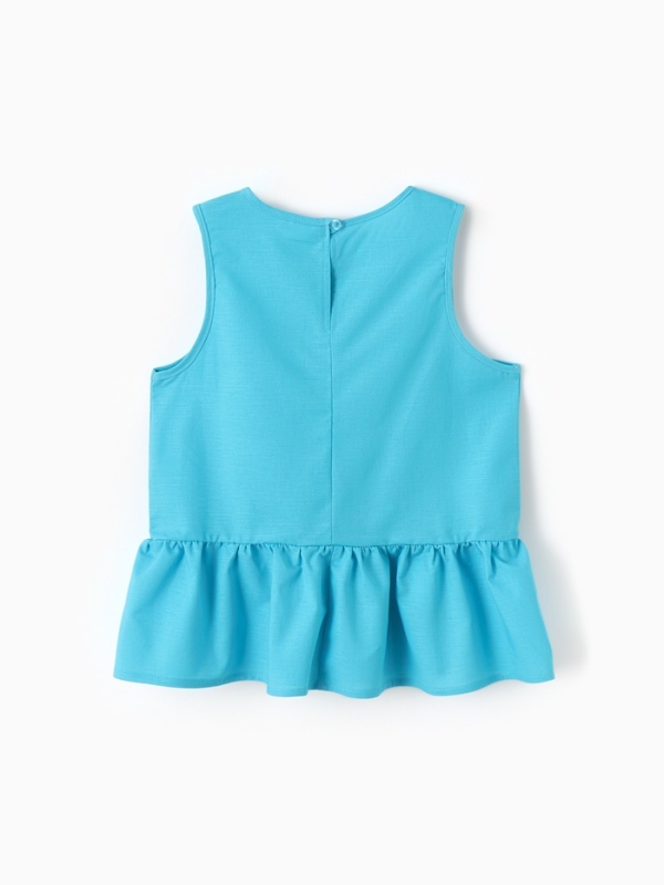 Блузка для девочки, MINAKU, голубая, рост 104 см