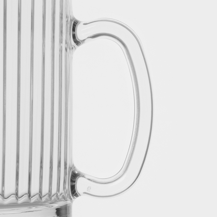 Кружка стеклянная &laquo;Вертикаль&raquo;, 320 мл