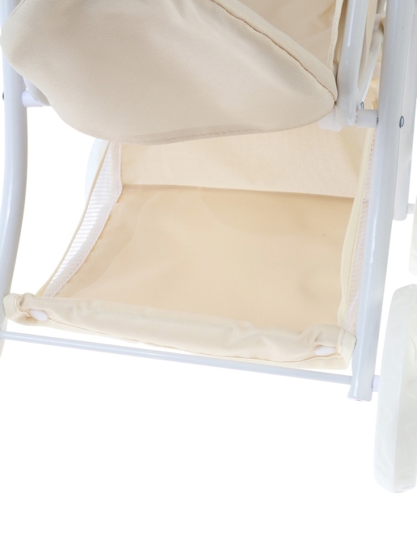 Коляска для кукол универсальная, с переноской, с корзиной, металлический каркас