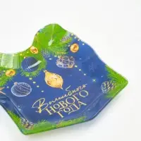 Тарелка плоская новогодняя &laquo;Волшебного года&raquo;, 15.1&times;17.3 см