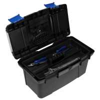 Ящик для инструмента ТУНДРА, 19", 490 х 275 х 240 мм, пластиковый Ящик для инструмента ТУНДРА, 19", 490 х 275 х 240 мм, пластиковый