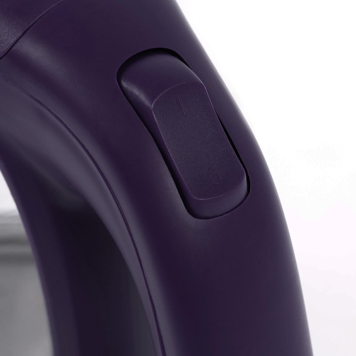 Чайник электрический Luazon LSK-1809, стекло, 1.8 л, 1500 Вт, подсветка, фиолетовый