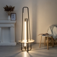 Торшер "Лоути" LED 44Вт 4000К черный 60х60х160см