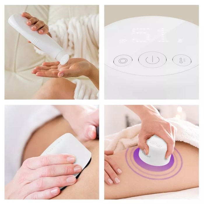 Массажер для тела Kitfort КТ-2962, вакуумный, 10 Вт, 6 режимов, работа от АКБ, белый Массажер для тела Kitfort КТ-2962, вакуумный, 10 Вт, 6 режимов, работа от АКБ, белый