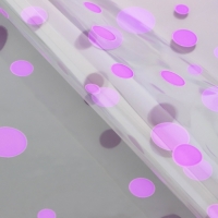 Пленка для цветов "Круги" сиреневая 0,7 х 8.2 м, 40мкм Пленка для цветов "Круги" сиреневая 0,7 х 8.2 м, 40мкм