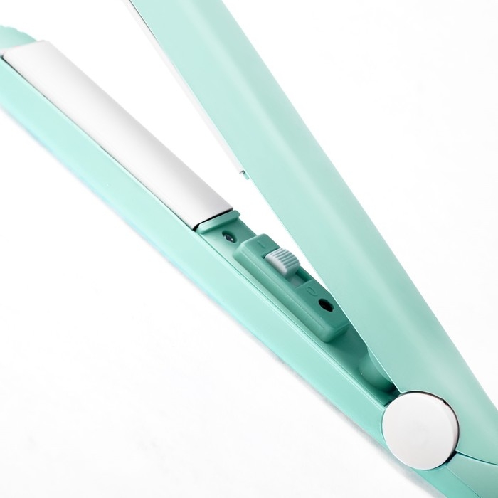 Выпрямитель Luazon LW-27, мини, 25 Вт, керамическое покрытие, 180°C, бирюзовый Выпрямитель Luazon LW-27, мини, 25 Вт, керамическое покрытие, 180°C, бирюзовый