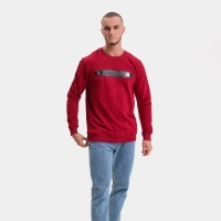 Свитшот мужской, цвет бордовый/принт МИКС, размер 48 (L) Свитшот мужской, цвет бордовый/принт МИКС, размер 48 (L)