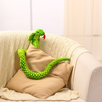 Мягкая игрушка &laquo;Кобра&raquo;, 55 см, цвет зелёный