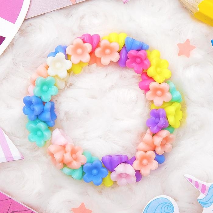 Браслет детский &laquo;Выбражулька&raquo; цветов букетик, цветной