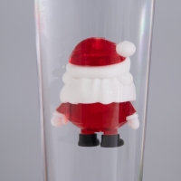 Лава лампа &laquo;Дед мороз&raquo; LED 3хААА, USB красный 6,5х8х23,7см