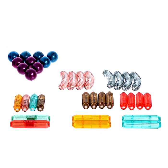 Конструктор магнитный для малышей «Магические палочки», 36 деталей Конструктор магнитный для малышей «Магические палочки», 36 деталей