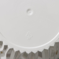 Кашпо для цветов со вставкой &laquo;Форест&raquo;, 3 л, цвет бело-чёрный