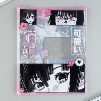 Обложка для тетрадей и школьного дневника &laquo;Аниме&raquo;, 34,7 х 21,1 см