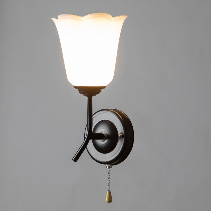 Бра Бра "Онлайн" (цвет.) 1х15Вт Е27 МОДЕЛЬ:BR 02085 черный 10,5х15х27см