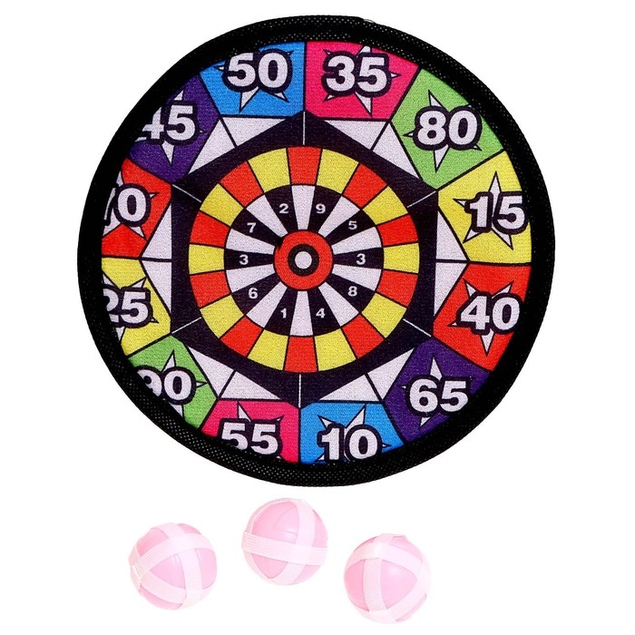 Дартс липучка &laquo;Иллюзия&raquo;, 3 шарика