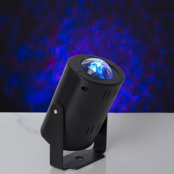 Световой прибор &laquo;Хрустальный шар&raquo; 5 см, поворотное крепление, пульт ДУ, свечение RGB, 220 В