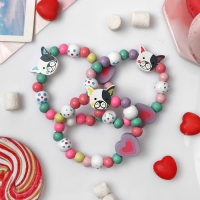 Браслет детский &laquo;Выбражулька&raquo; пёсик с сердцем, цвет МИКС