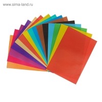 Набор для детского творчества А4, 10 листов картон цветной мелованный, 240 г/м&sup2; + 16 листов бумага цветная двусторонняя, "Лиса"