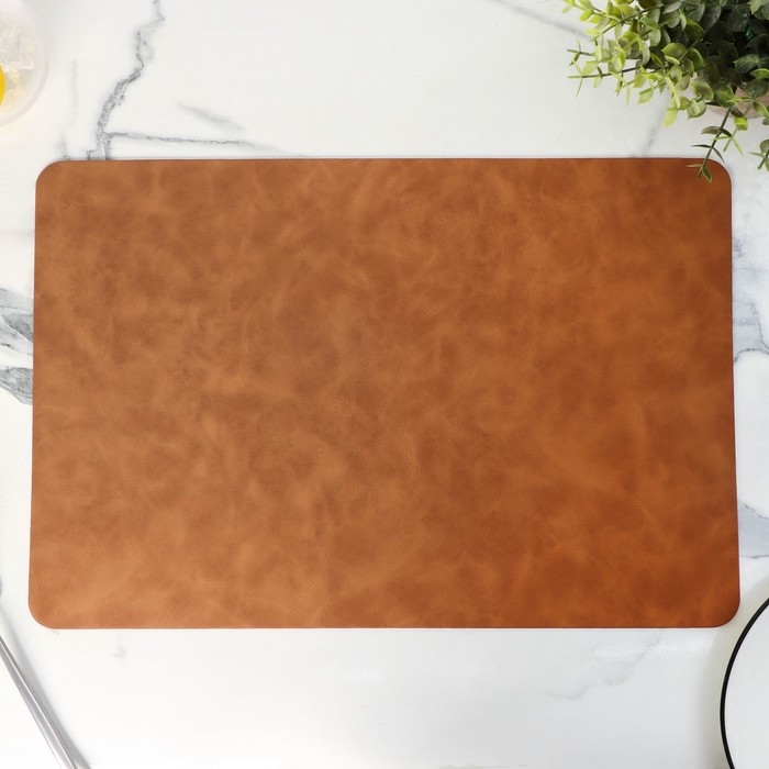 Набор салфеток сервировочных Magistro, 4 шт, 45&times;30 см, цвет коричневый