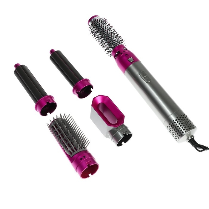 Мультистайлер Luazon LW-17, 1000 Вт, керамическое покрытие, 5 насадок, до 120 °C Мультистайлер Luazon LW-17, 1000 Вт, керамическое покрытие, 5 насадок, до 120 °C