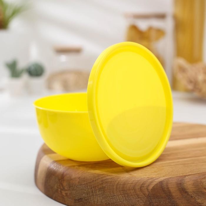 Салатник с крышкой Plastic Centre Galaxy, 550 мл, пластик, МИКС