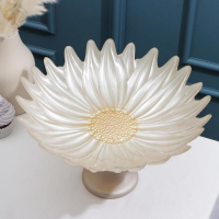 Блюдо сервировочное на ножке &laquo;Ромашка&raquo;, d=30 см