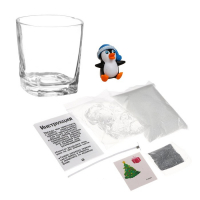 Набор для творчества &laquo;Делаем новогоднюю гелевую свечу: пингвинчик&raquo;