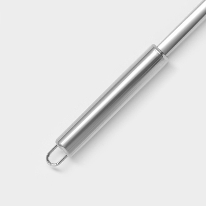 Лопатка из нержавеющей стали Доляна &laquo;Металлик&raquo;, длина 35 см, цвет серебряный