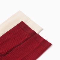 Набор колготок Крошка Я "Вишенки", рост 86-92 см, молочный/бордовый Набор колготок Крошка Я "Вишенки", рост 86-92 см, молочный/бордовый