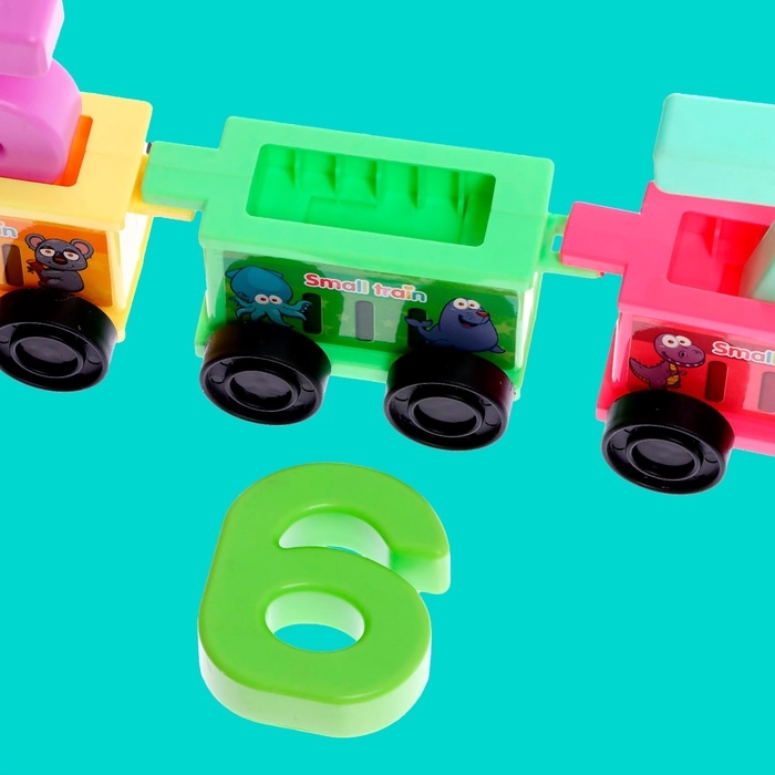 Каталка на веревке &laquo;Паровозик&raquo;