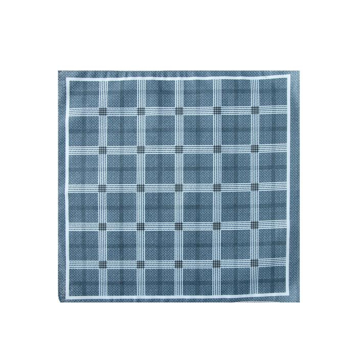 Платки носовые мужские Этель Платки носовые мужские Этель "Серджио" 30*30 см,(набор 12 шт,) цв.серый, рис. МИКС, 100% хл