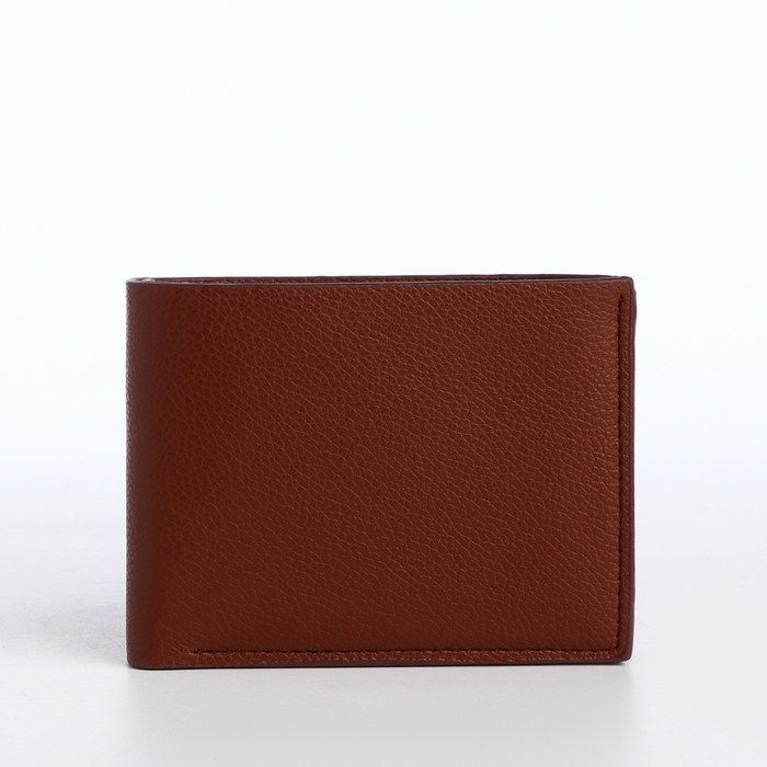 Портмоне мужское без застёжки, отдел для карт, монет, цвет коричневый Портмоне мужское без застёжки, отдел для карт, монет, цвет коричневый