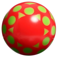 Мяч резиновый, диаметр &mdash; 100 мм.