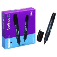 Маркер перманентный 2.0 мм Berlingo чёрный