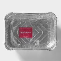 Набор форм из фольги для запекания и выпечки Доляна, 2 л, 25,7&times;19&times;6,5 см, 2 шт