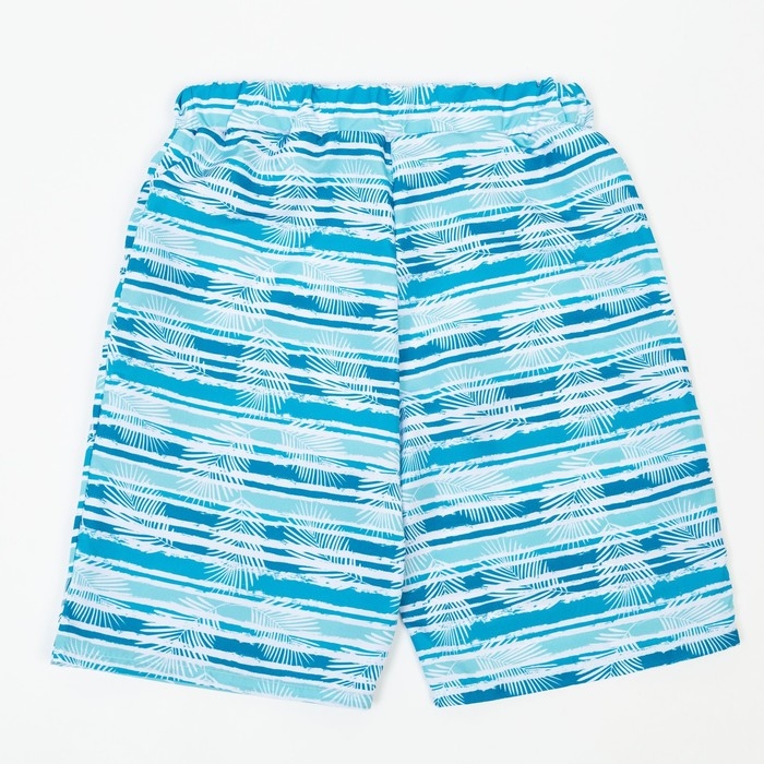 Плавки-шорты для мальчика, цвет бирюзовый, рост 134 см