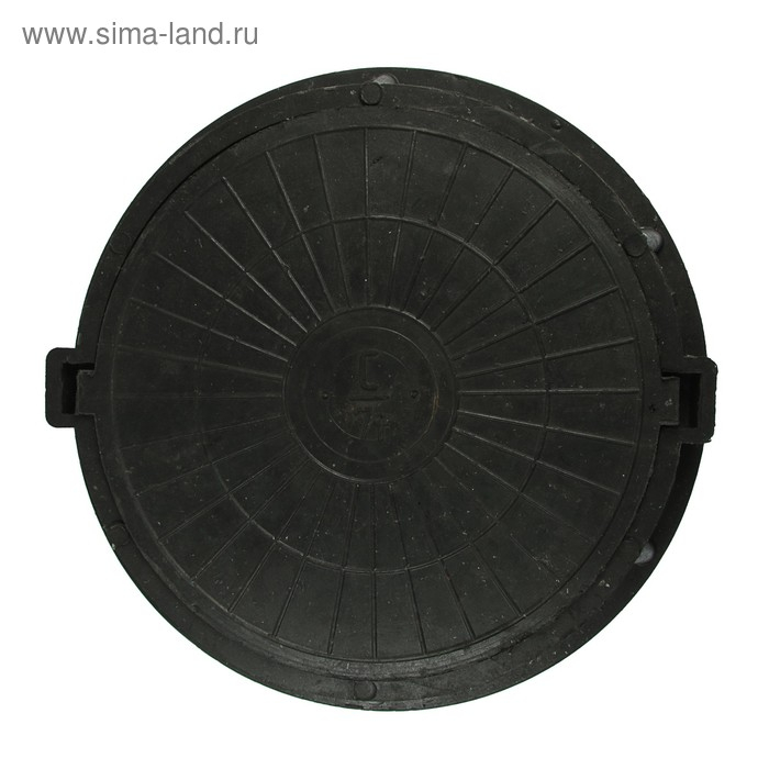 Люк полимерный, легкий, 70 кН, нагрузка до 7 т, черный Люк полимерный, легкий, 70 кН, нагрузка до 7 т, черный