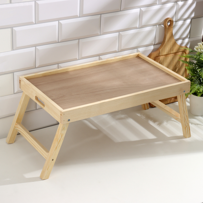 Столик для завтрака складной, 50&times;30см, с ручками