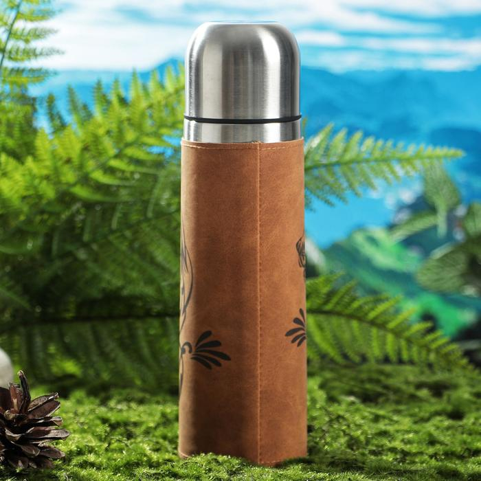 Набор &laquo;Охота - занятие храбрых&raquo;, термос 500 мл, кружка 2 шт