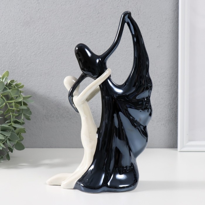 Сувенир керамика Сувенир керамика "Вальс" чёрно-белый 24,6х15х7 см