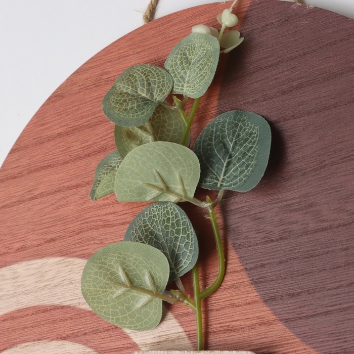 Крючки декоративные дерево "Абстракция. Цветок и ваза" 1,5х23,4х23,4 см