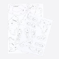 Набор для создания полигональной фигуры «Кролик», 7 х 10 х 13 см Набор для создания полигональной фигуры «Кролик», 7 х 10 х 13 см