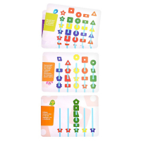 Обучающий набор &laquo;Умная пирамидка&raquo;, звенья, задания, основа, по методике Монтессори