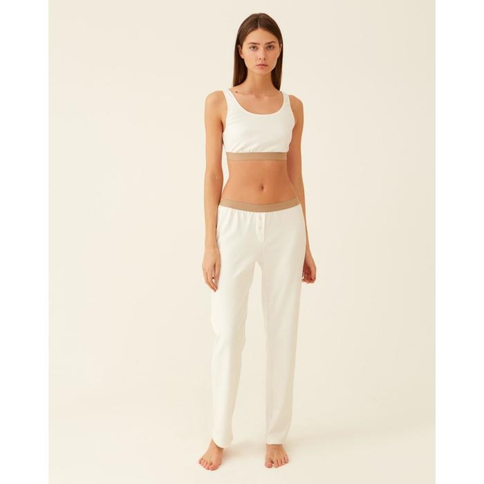 Топ женский MINAKU: Home collection цвет экрю, р-р 42