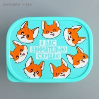 Ланч-бокс &laquo;Я вас внимательно скушаю&raquo;, 500 мл