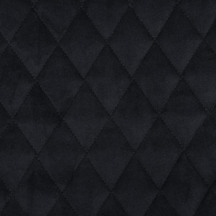 Накидки на сиденья, перед+зад, велюр, черный, набор 5 шт