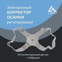 Массажёр для спины LuazON LEM-40, электрический, миостимулятор, от USB Массажёр для спины LuazON LEM-40, электрический, миостимулятор, от USB