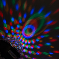 Световой прибор «Хрустальный шар» 17.5 см, динамик, свечение RGB, 220 В Световой прибор «Хрустальный шар» 17.5 см, динамик, свечение RGB, 220 В