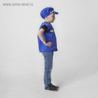 Карнавальный костюм "Пилот самолёта", фуражка, жилет, 4-6 лет, рост 110-122 см Карнавальный костюм "Пилот самолёта", фуражка, жилет, 4-6 лет, рост 110-122 см